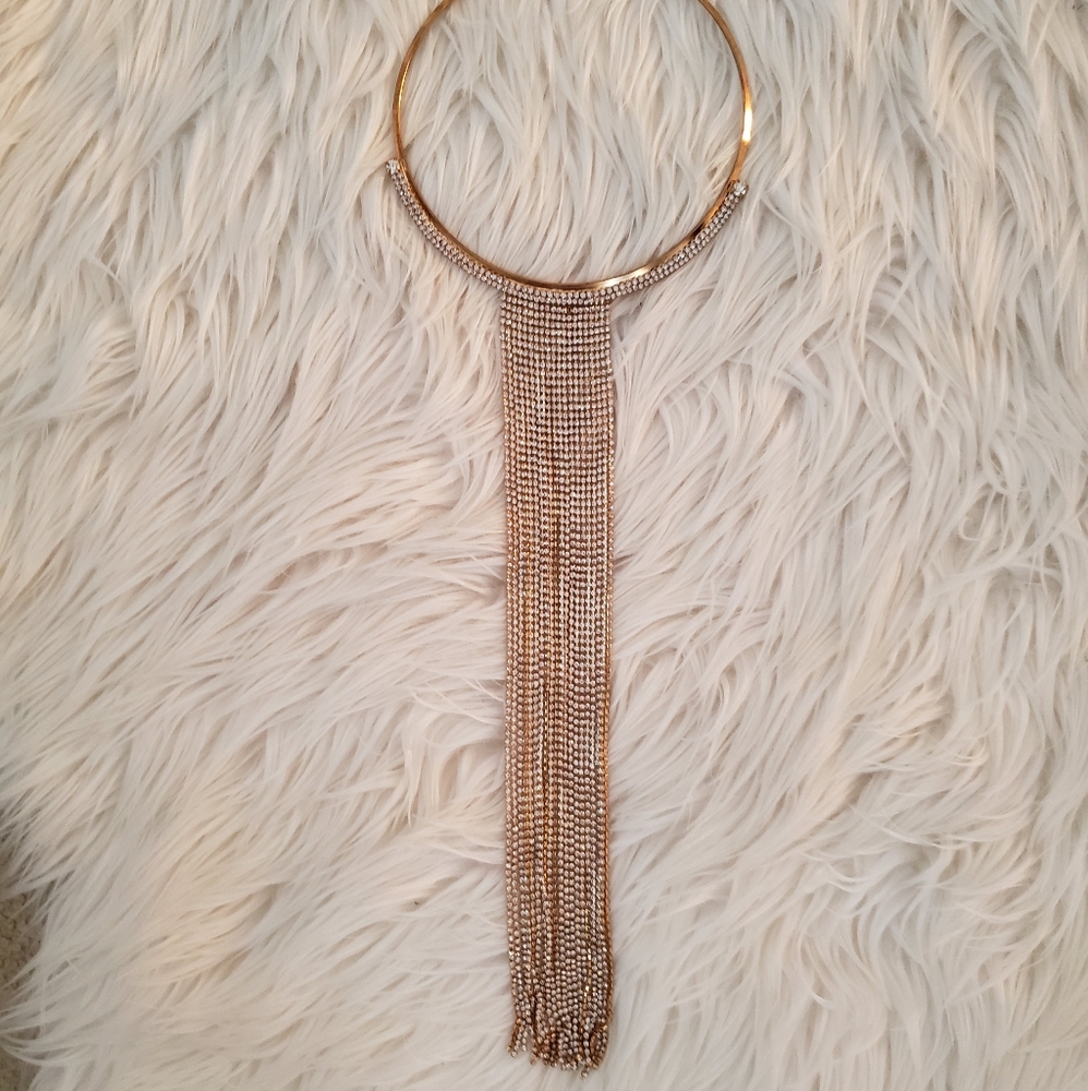 Rhinestone choker